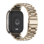 22mm MIJOBS Three Beads Metal Watch Band(Light Gold)