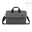 ST08 Handheld Briefcase Carrying Storage Bag with Shoulder Strap for 13.3 inch Laptop(Grey) - 13.3 inch by PMC TechLife | Online Shopping South Africa | PMC TechLife | Buy Now Pay Later Mobicred
