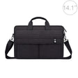 ST08 Handheld Briefcase Carrying Storage Bag with Shoulder Strap for 14.1 inch Laptop(Black) - 14.1 inch by PMC TechLife | Online Shopping South Africa | PMC TechLife | Buy Now Pay Later Mobicred