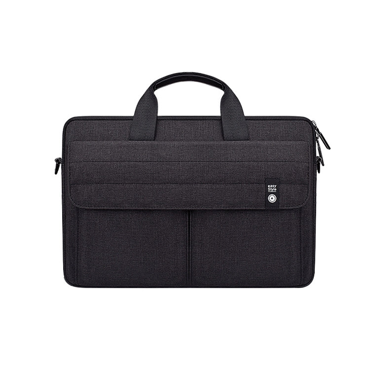 ST08 Handheld Briefcase Carrying Storage Bag with Shoulder Strap for 15.4 inch Laptop(Black) - 15 inch by PMC Jewellery | Online Shopping South Africa | PMC Jewellery | Buy Now Pay Later Mobicred