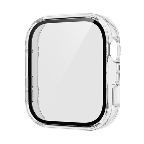 For Huawei Watch Fit 4 Tempered Film Integrated PC Watch Protective Case(Transparent)