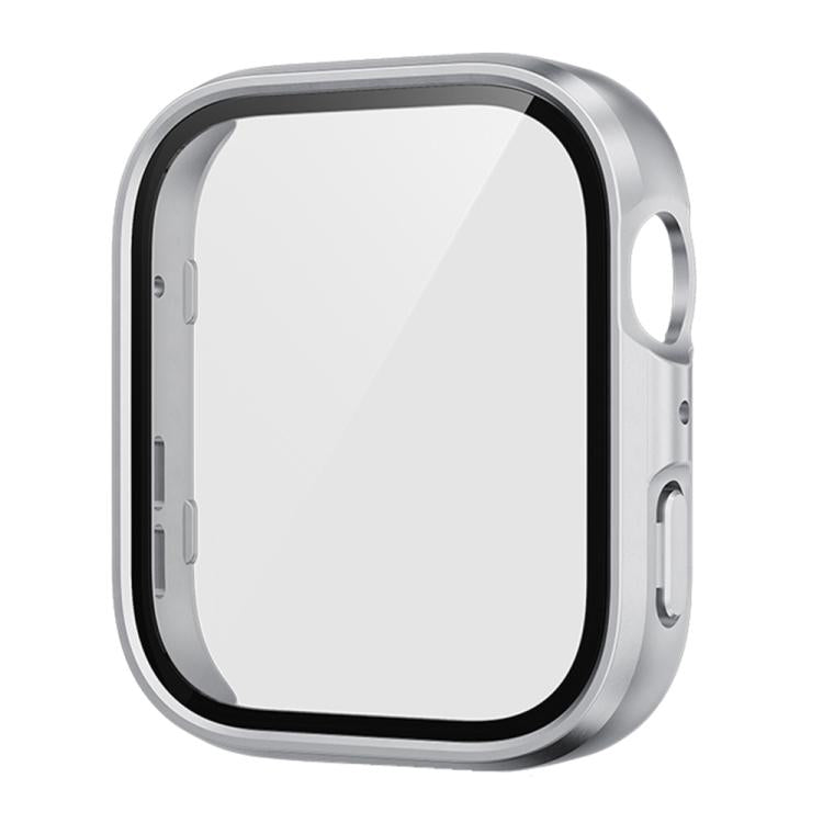 For Huawei Watch Fit 4 Tempered Film Integrated PC Watch Protective Case(Silver) - Watch Cases by PMC TechLife | Online Shopping South Africa | PMC TechLife | Buy Now Pay Later Mobicred