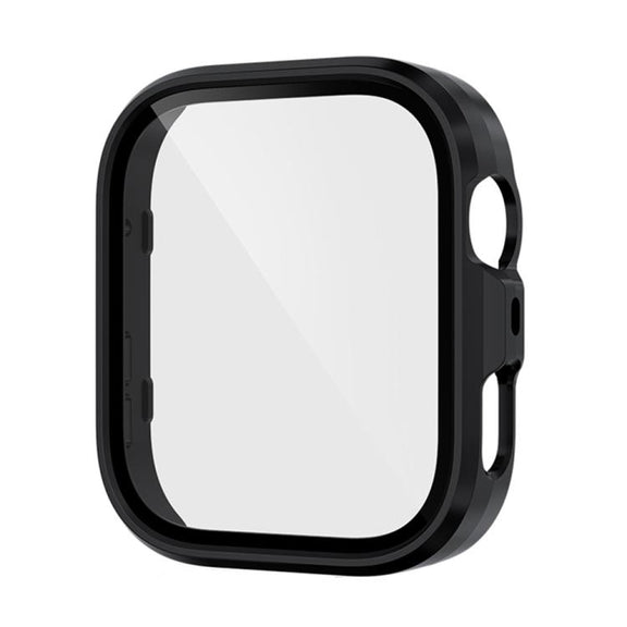 For Huawei Watch Fit 4 Pro Tempered Film Integrated PC Watch Protective Case(Black)