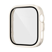 For Huawei Watch Fit 4 Pro Tempered Film Integrated PC Watch Protective Case(Ivory White)
