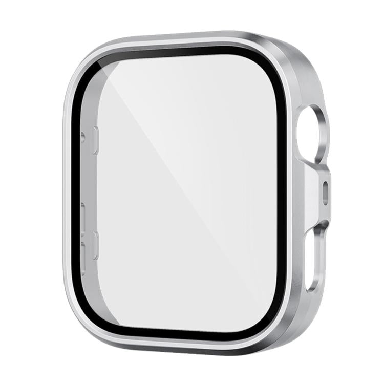 For Huawei Watch Fit 4 Pro Tempered Film Integrated PC Watch Protective Case(Silver) - Watch Cases by PMC TechLife | Online Shopping South Africa | PMC TechLife | Buy Now Pay Later Mobicred