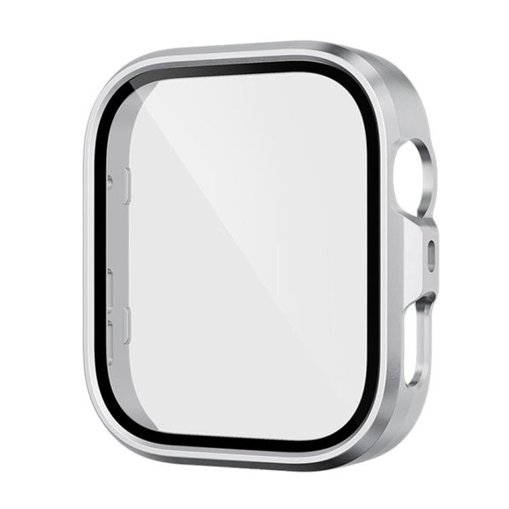 For Huawei Watch Fit 4 Pro Tempered Film Integrated PC Watch Protective Case(Silver)