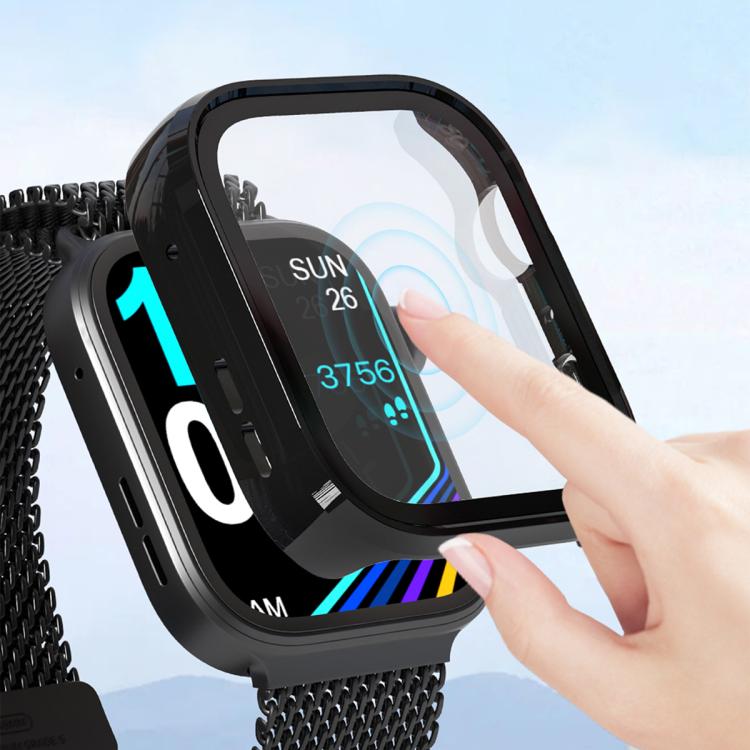 For Huawei Watch Fit 4 Pro Tempered Film Integrated PC Watch Protective Case(Green) - Watch Cases by PMC TechLife | Online Shopping South Africa | PMC TechLife | Buy Now Pay Later Mobicred