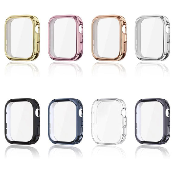 For Huawei Watch Fit 4 Electroplated TPU Full Coverage Watch Protective Case(Silver)