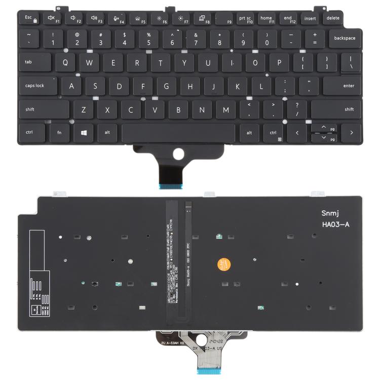 US Version Backlit Laptop Keyboard for Dell LATITUDE P33S 13-7300 7310(Black) - free shipping - PMC TechLife - Order now!