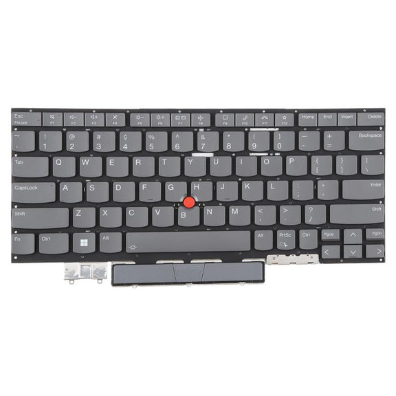 US Version Backlit Laptop Keyboard for Lenovo Thinkpad X1 YOGA 6TH 2021(Gray)
