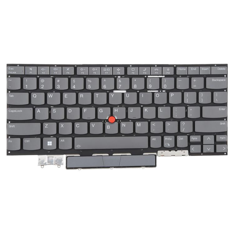 US Version Backlit Laptop Keyboard for Lenovo Thinkpad X1 YOGA 6TH 2021(Gray)