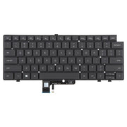 US Version Backlit Laptop Keyboard for Dell Latitude 7340 7440 7640(Black)