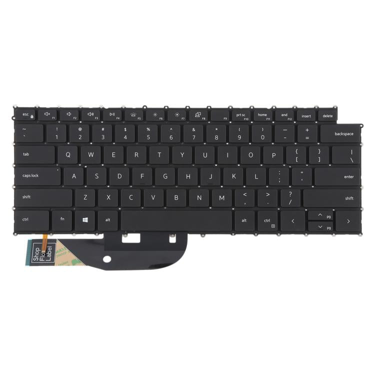 US Version Backlit Laptop Keyboard for Dell XPS 15 9510 9520 9700 9500 Precision 5560 5760 5750 5550 XPS 17 9700 9720 P91F P92F(Black)
