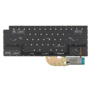 US Version Backlit Laptop Keyboard for Dell XPS 15 9510 9520 9700 9500 Precision 5560 5760 5750 5550 XPS 17 9700 9720 P91F P92F(Black)