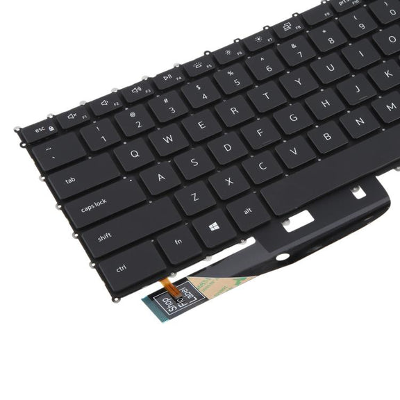 US Version Backlit Laptop Keyboard for Dell XPS 15 9510 9520 9700 9500 Precision 5560 5760 5750 5550 XPS 17 9700 9720 P91F P92F(Black)