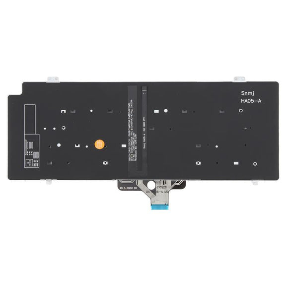 US Version Backlit Laptop Keyboard for Dell Latitude 7410 7410 2in1 P131G P119G(Black)