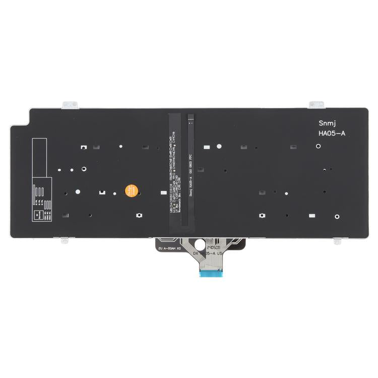 US Version Backlit Laptop Keyboard for Dell Latitude 7410 7410 2in1 P131G P119G(Black)