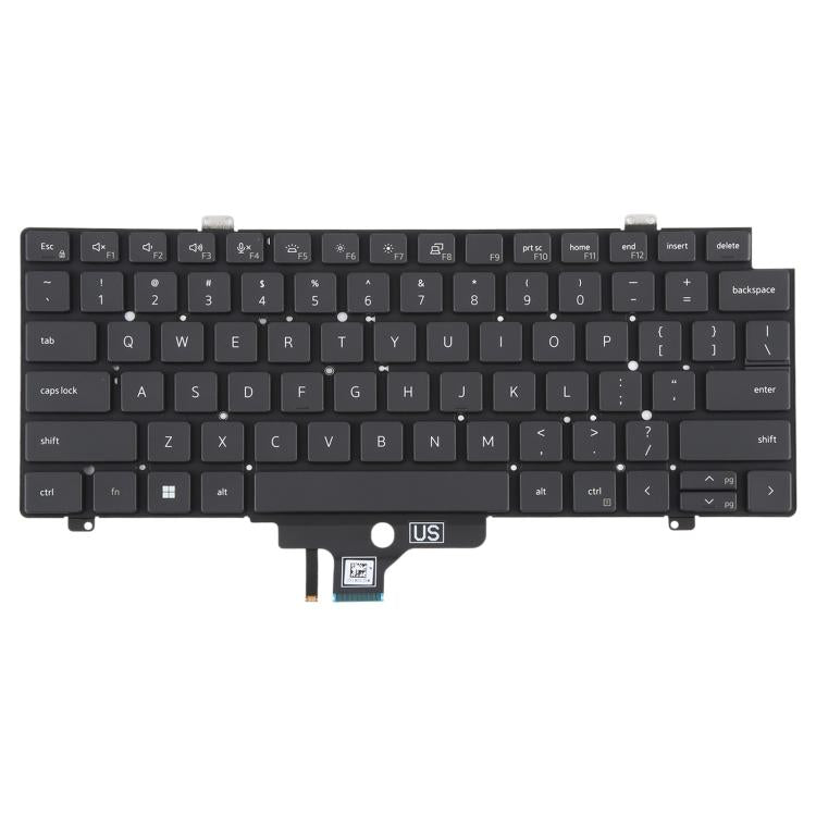 US Version Backlit Laptop Keyboard for Dell Latitude 7420 5420(Black)