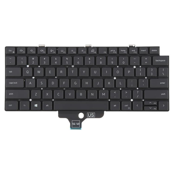 US Version Backlit Laptop Keyboard for Dell Latitude 5320 7320(Black)