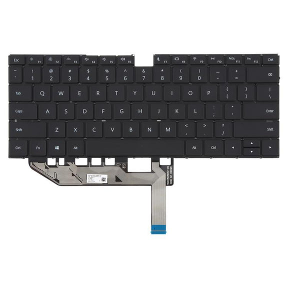 US Version Backlit Laptop Keyboard for Huawei Matebook X 2020 EUL-W19P EUL-W19 EUL-W29 W29P(Black)