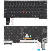 US Version Backlit Laptop Keyboard with Pointing for Lenovo ThinkPad X13 Gen 2 20WK 20XH X13 Yoga Gen 2(Black)