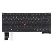 US Version Backlit Laptop Keyboard with Pointing for Lenovo ThinkPad X13 Gen 2 20WK 20XH X13 Yoga Gen 2(Black)