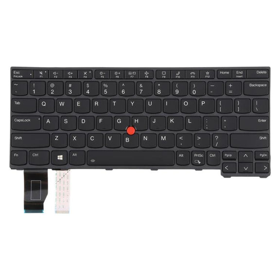 US Version Backlit Laptop Keyboard with Pointing for Lenovo ThinkPad X13 Gen 2 20WK 20XH X13 Yoga Gen 2(Black)