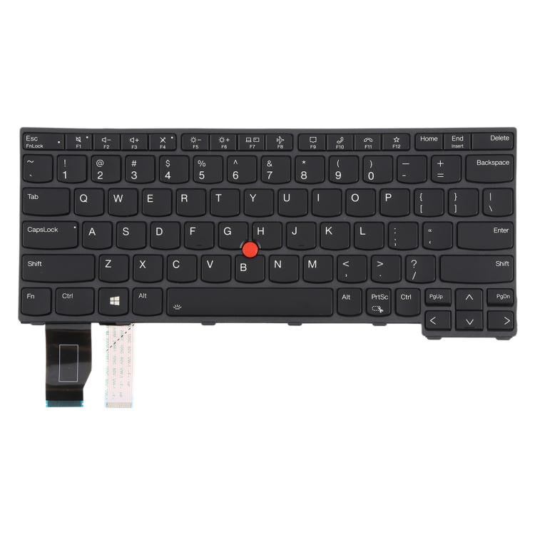 US Version Backlit Laptop Keyboard with Pointing for Lenovo ThinkPad X13 Gen 2 20WK 20XH X13 Yoga Gen 2(Black)