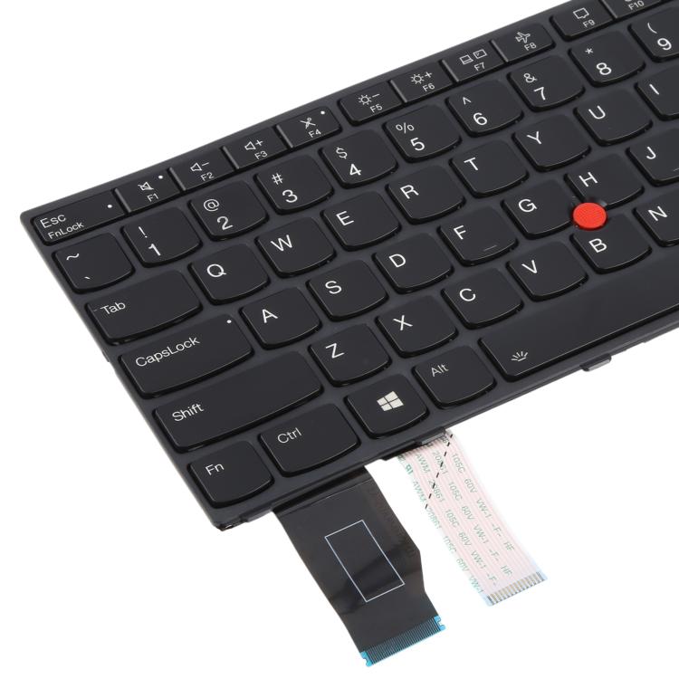 US Version Backlit Laptop Keyboard with Pointing for Lenovo ThinkPad X13 Gen 2 20WK 20XH X13 Yoga Gen 2(Black)