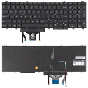 US Version Backlit Laptop Keyboard with Pointing for Dell Latitude 5500 5501 5511 5510 3500 3501 0MMH7V(Black)