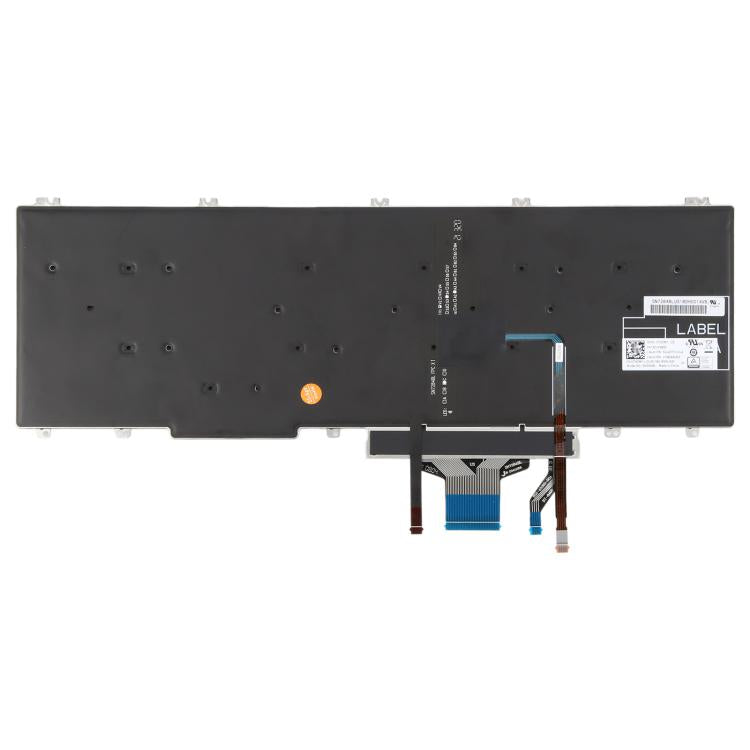 US Version Backlit Laptop Keyboard with Pointing for Dell Latitude 5500 5501 5511 5510 3500 3501 0MMH7V(Black)