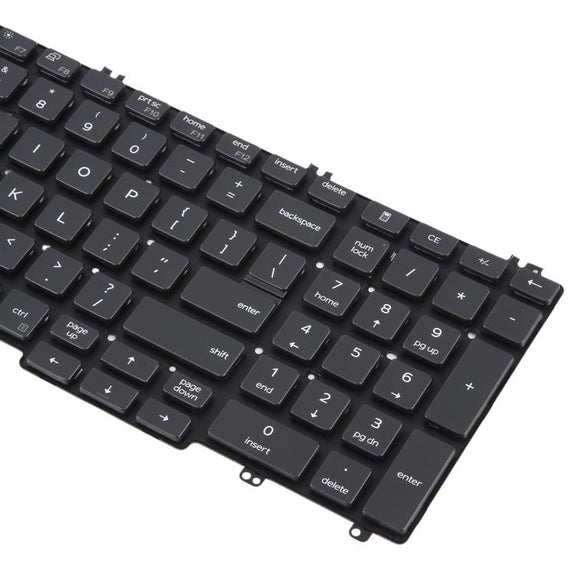 US Version Backlit Laptop Keyboard with Pointing for Dell Latitude 5500 5501 5511 5510 3500 3501 0MMH7V(Black)