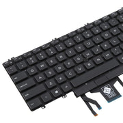 US Version Backlit Laptop Keyboard with Pointing for Dell Latitude 5500 5501 5511 5510 3500 3501 0MMH7V(Black)