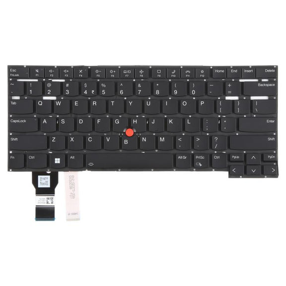 US Version Backlit Laptop Keyboard with Pointing for Lenovo ThinkPad T14s Gen 2 P1 GEN4 X1 Extreme Gen4(Black)