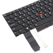 US Version Backlit Laptop Keyboard with Pointing for Lenovo Thinkpad E480 E485 E490 E495 E490S L380 L480 L390 L490 R480 R490 T480S T490 T495 01YP360(Black)