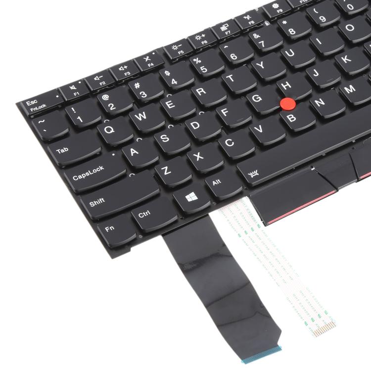 US Version Backlit Laptop Keyboard with Pointing for Lenovo Thinkpad E480 E485 E490 E495 E490S L380 L480 L390 L490 R480 R490 T480S T490 T495 01YP360(Black)