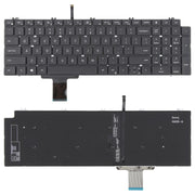 US Version Laptop Keyboard for Dell Precision 7550 7750 7560 7760(Black)