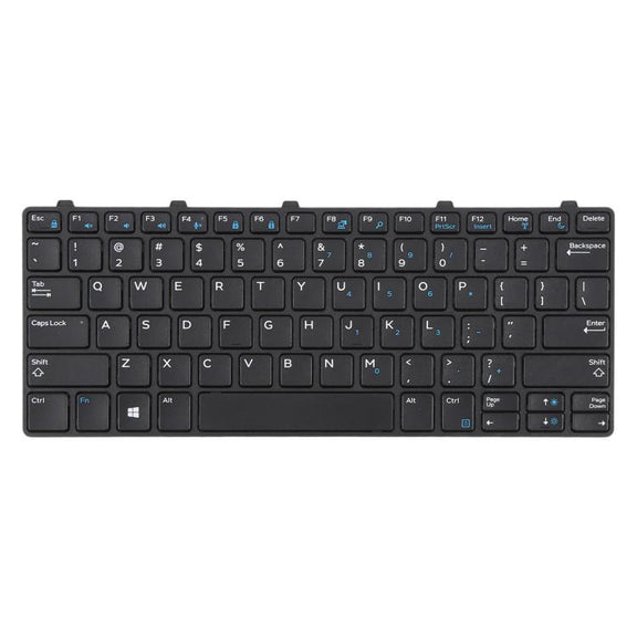 US Version Laptop Keyboard for Dell Latitude 3180 3189 3380(Black)