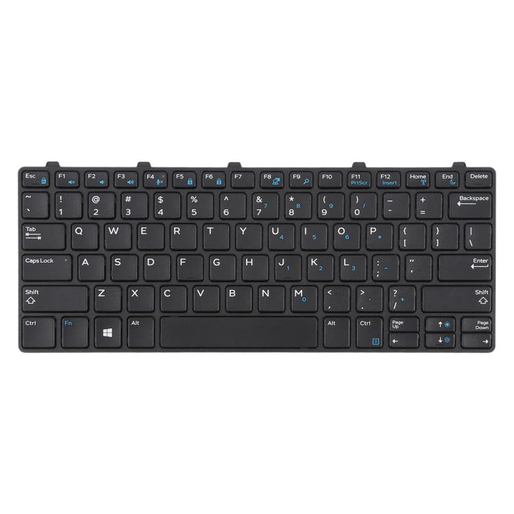 US Version Laptop Keyboard for Dell Latitude 3180 3189 3380(Black)