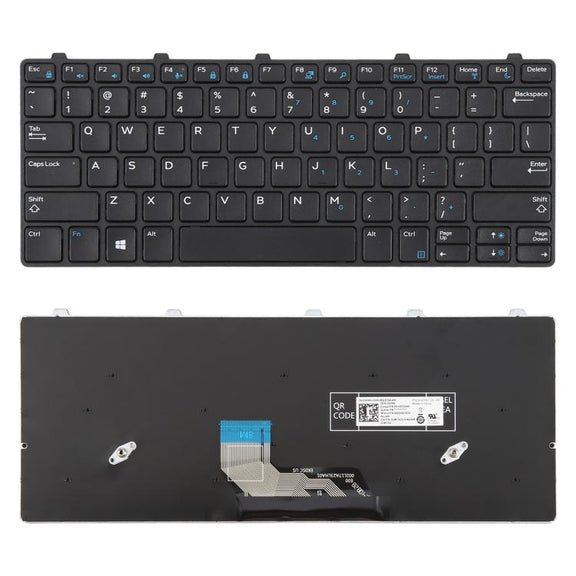 US Version Laptop Keyboard for Dell Latitude 3180 3189 3380(Black)