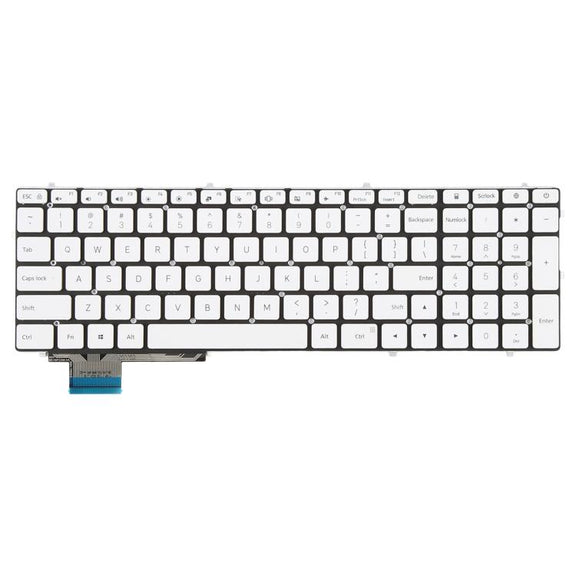 US Version Laptop Keyboard for Xiaomi Mi Notebook RUBY MX110 TM1802 TM1709 TM1705 AA/AC/AD/AF/AG(White)