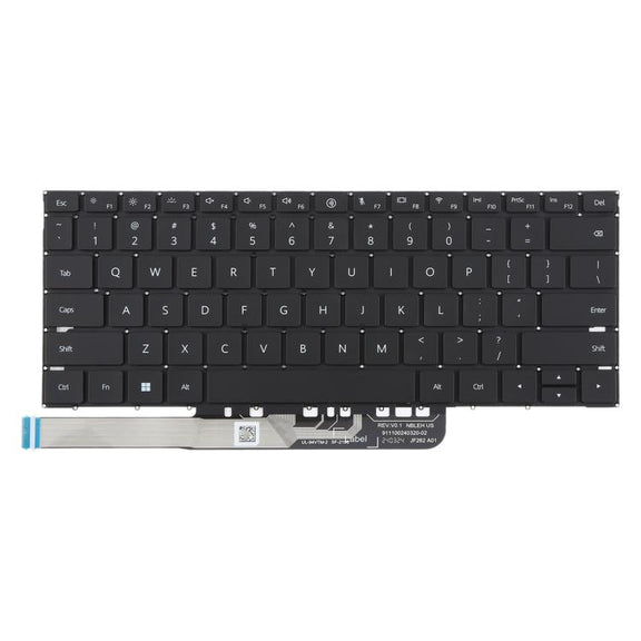 US Version Laptop Keyboard for Huawei Madebook D14 D15 2023 MDF-16 MDG-16 MDG-24 FLMH-16 FLMH-32(Black)