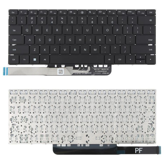 US Version Laptop Keyboard for Huawei Madebook D14 D15 2023 MDF-16 MDG-16 MDG-24 FLMH-16 FLMH-32(Black)