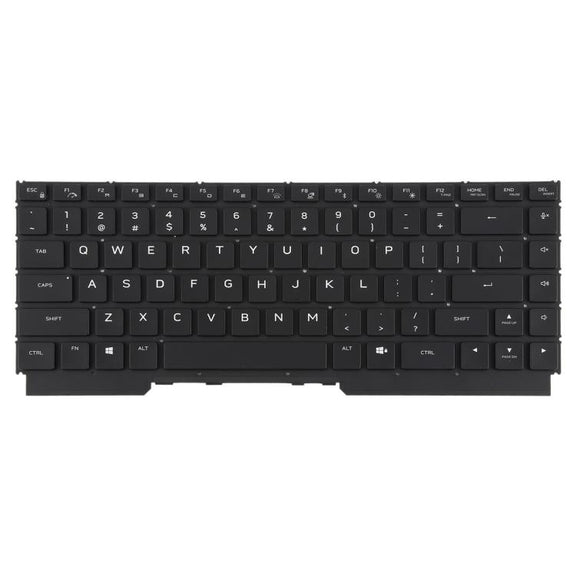 US Version Colorful Backlit Laptop Keyboard for DELL Alienware M15 R5 M15 R6 M15 R7(Black)