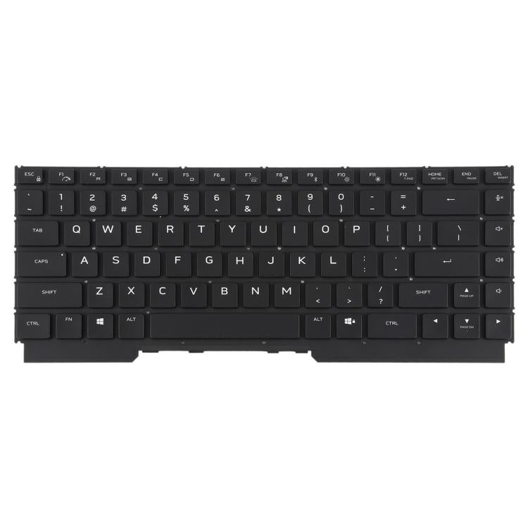 US Version Colorful Backlit Laptop Keyboard for DELL Alienware M15 R5 M15 R6 M15 R7(Black)