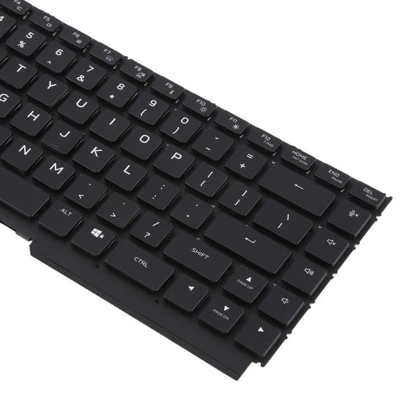 US Version Colorful Backlit Laptop Keyboard for DELL Alienware M15 R5 M15 R6 M15 R7(Black)