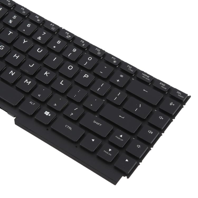 US Version Colorful Backlit Laptop Keyboard for DELL Alienware M15 R5 M15 R6 M15 R7(Black)