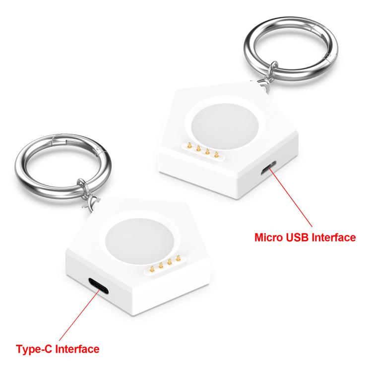 For OPPO Watch X2 Mini Portable Smart Watch Magnetic Charger(White)