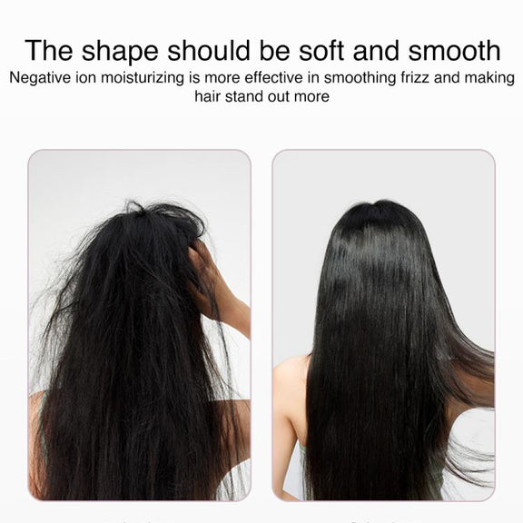 K-SKIN KD382B Negative Ion Hair Care Type-C Wireless Hair Straightening Comb(Grey)