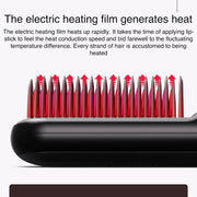 K-SKIN KD382B Negative Ion Hair Care Type-C Wireless Hair Straightening Comb(Grey)
